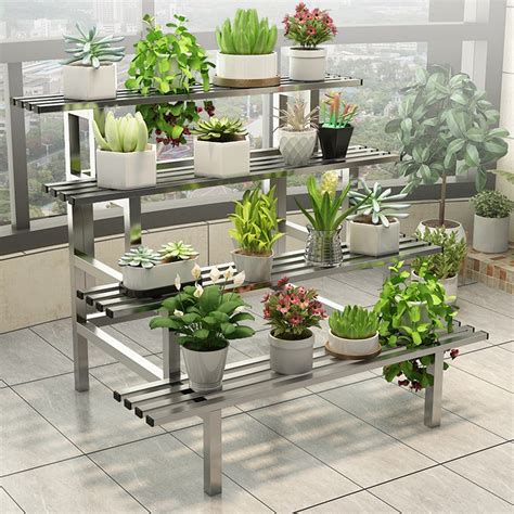 stainless steel single plant stand